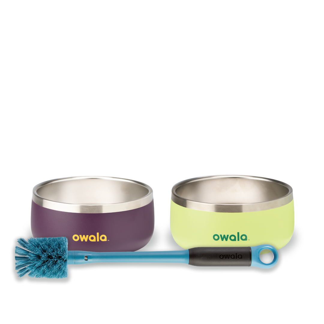 Pet Bowl Bundle Water Bottle UBSXOVNLV